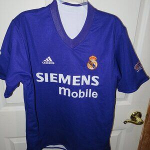 Real Madrid Adidas 2002-2003 Reversible Jersey Purple White Size Small?